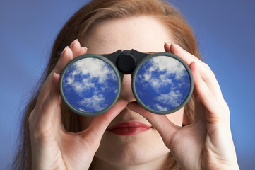 clear sighted woman