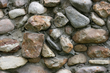 stone wall close-up