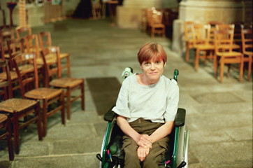 ma femme à l'église