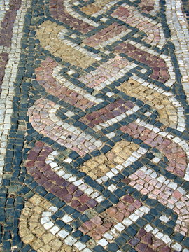 antique roman floor mosaic 1