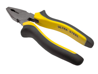 Obraz premium flat-nose pliers on a white background