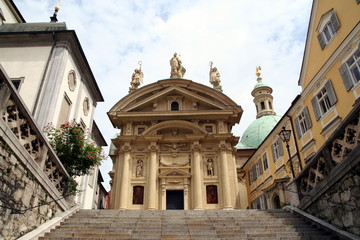 Fototapeta na wymiar mauzoleum Franciszka Ferdynanda II w Grazu