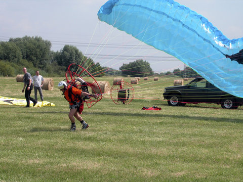 decollage paramoteur