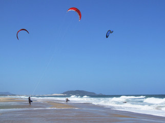 kitesurfing