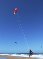 kite surfing