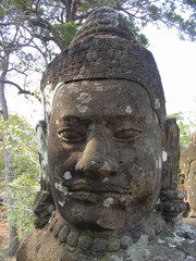 Fototapeta na wymiar guardian of Angkor - pomnik - Kambodża - Azja