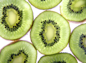 Fototapeta premium slices of kiwi