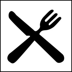 pictogramme restaurant, repas