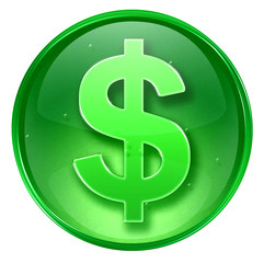 dollar icon. (with clipping path)