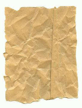 papier froiss&eacute;