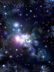 sky with stars