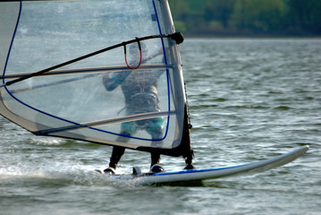 Naklejka premium windsurfer