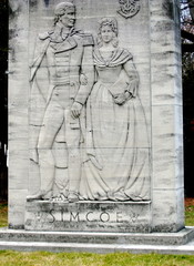 memorial to simcoe and his wife