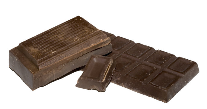 chocolate con fondo blanco