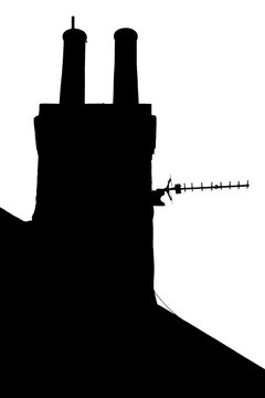 recommend clip art: chimney and tv ariel