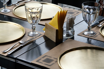 table at the restaurant