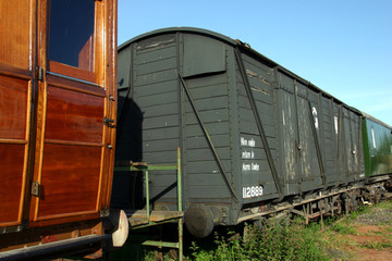 Fototapeta na wymiar railway carriages