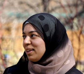 muslim woman in contemplation