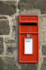 british red post box