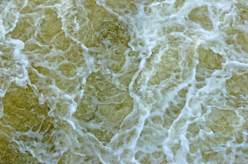 choppy water