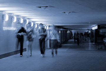 exit from underground station