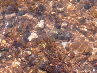 stones in water