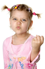 fun angry girl