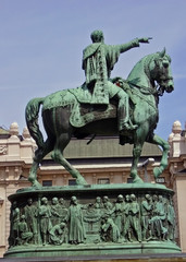 equestrian statue