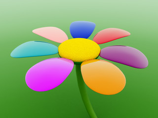 3d flower