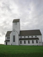 Fototapeta premium church at skalholt
