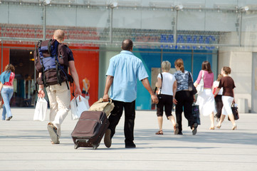 travelers and shoppers