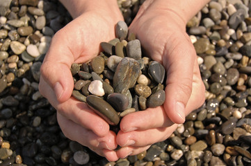 handful of pebbles