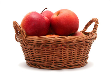 apples in basket