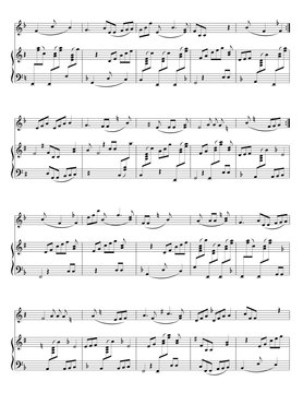 music sheet (vector)