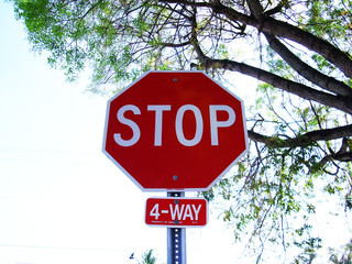 stop 4-way signal