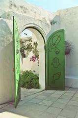 Gordijnen porte ouverte sur la tunisie © Remy