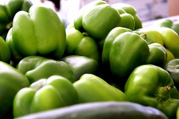 peppers at the market
