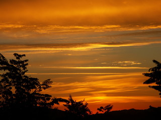 Fototapeta na wymiar tramonto
