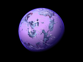 planète violette
