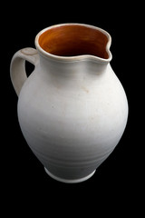 ceramic white jug