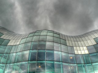 dark clouds over sage gateshead