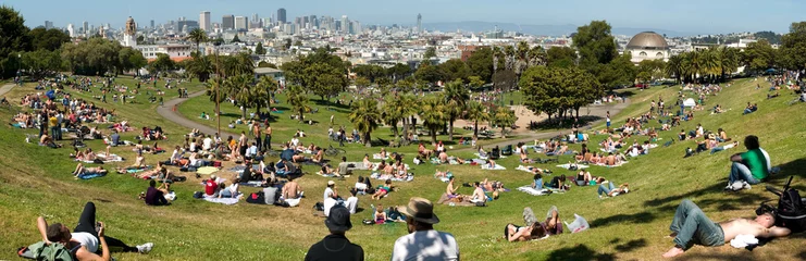 Deurstickers dolores park © Rafael Ramirez