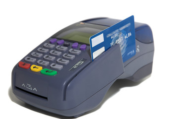 terminal and credit card