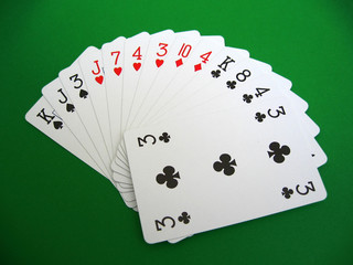 bridge cards - one with four