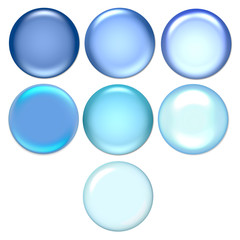 blue buttons