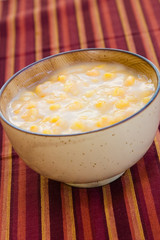 corn porridge - caribbean style