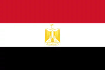 Fototapete Rund egyptian flag © S74.FR