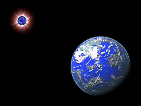 soleil et planète