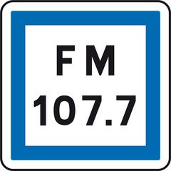 Obraz premium radio trafic