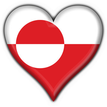 bottone cuore groenlandia - greenland heart flag